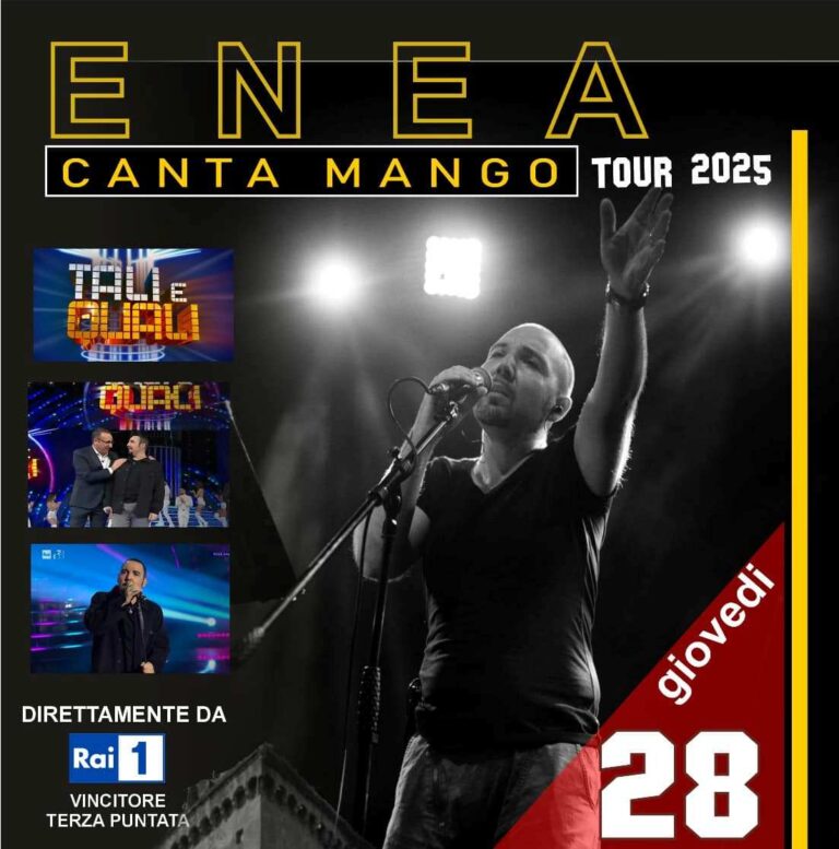 A Cefalu’ un concerto omaggio a Mango