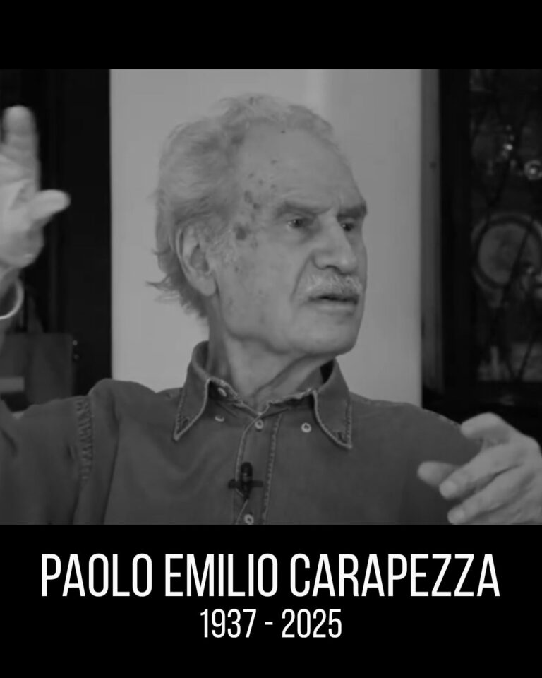 E’ morto Paolo Emilio Carapezza