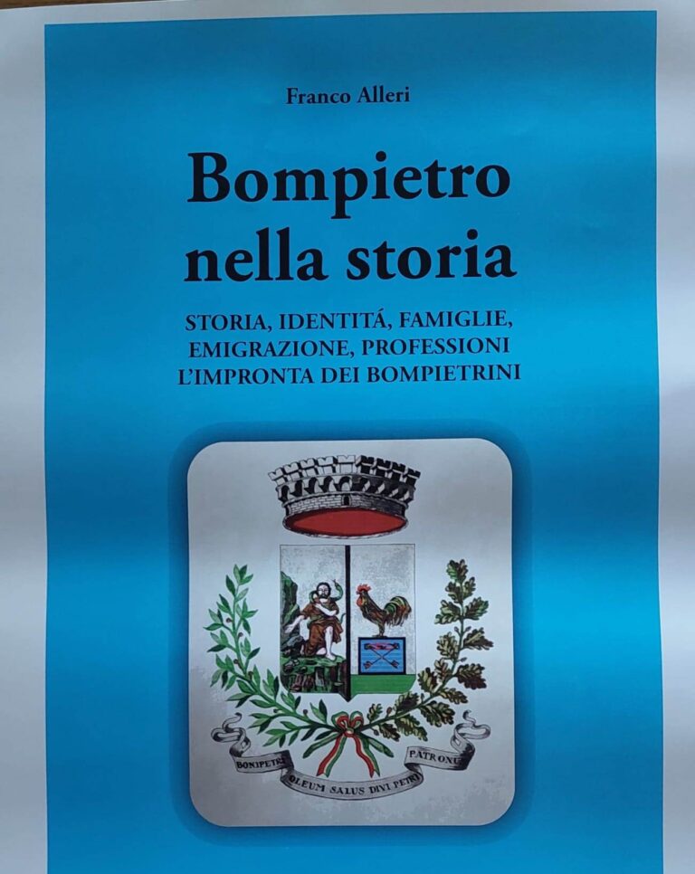 A Bompietro Franco Alleri presenta il suo libro “Bompietro nella Storia”