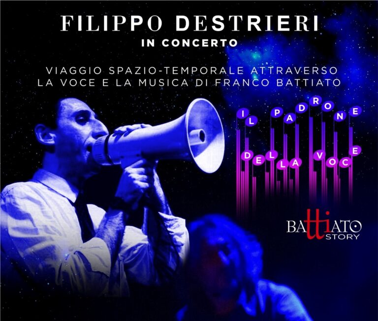 Filippo Destrieri omaggia Battiato a Castellana Sicula