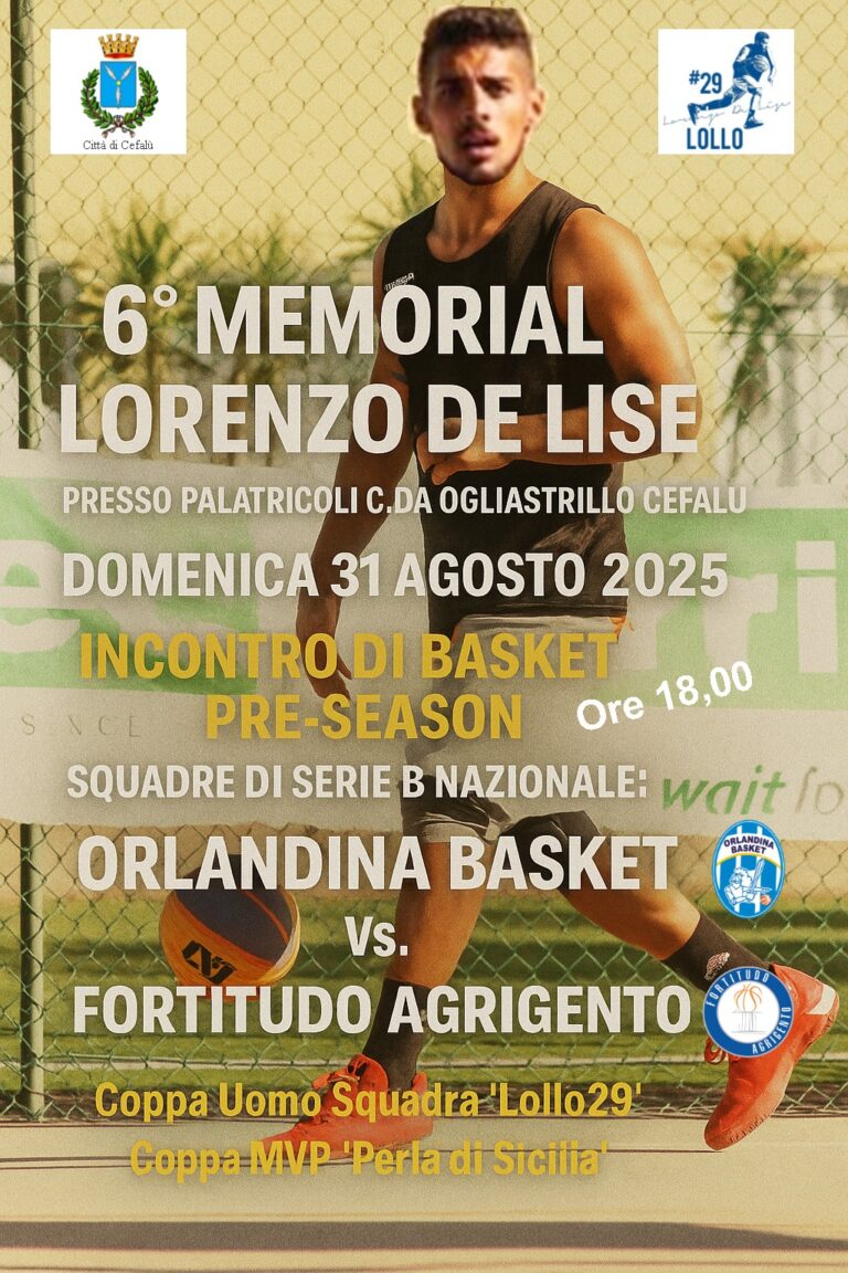 Memorial di basket Lorenzo De Lise