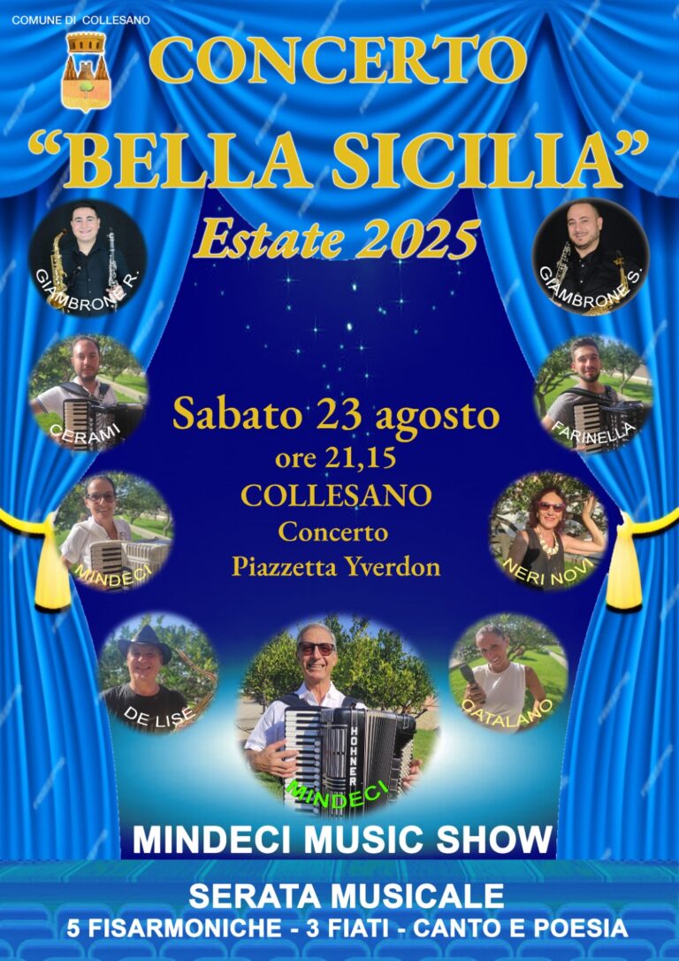 “Bella Sicilia”. Collesano e Blufi le ultime tappe del tour