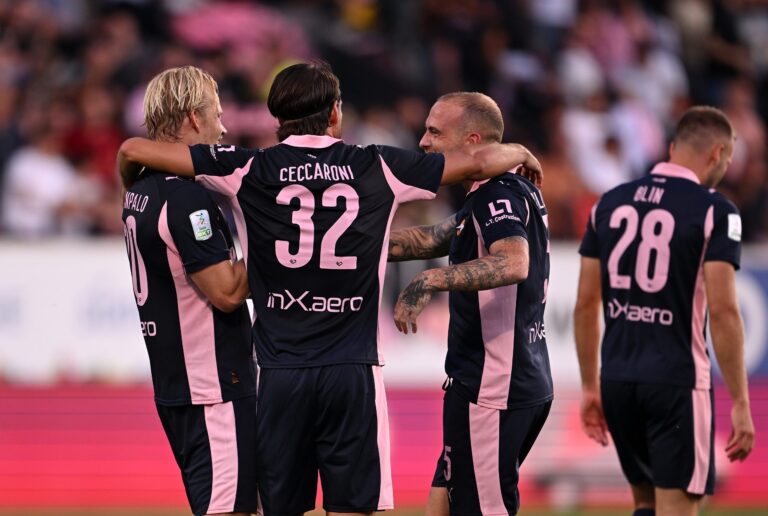 Il Palermo pareggia a Cesena 1-1