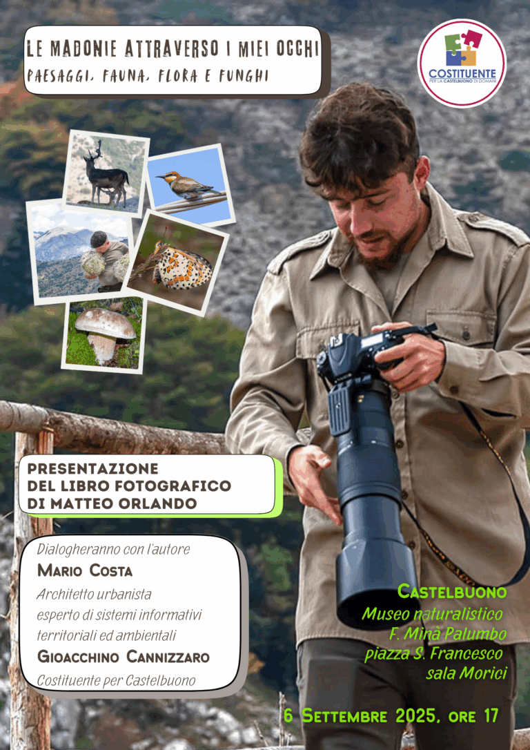 Matteo Orlando presenta il suo libro a Castelbuono