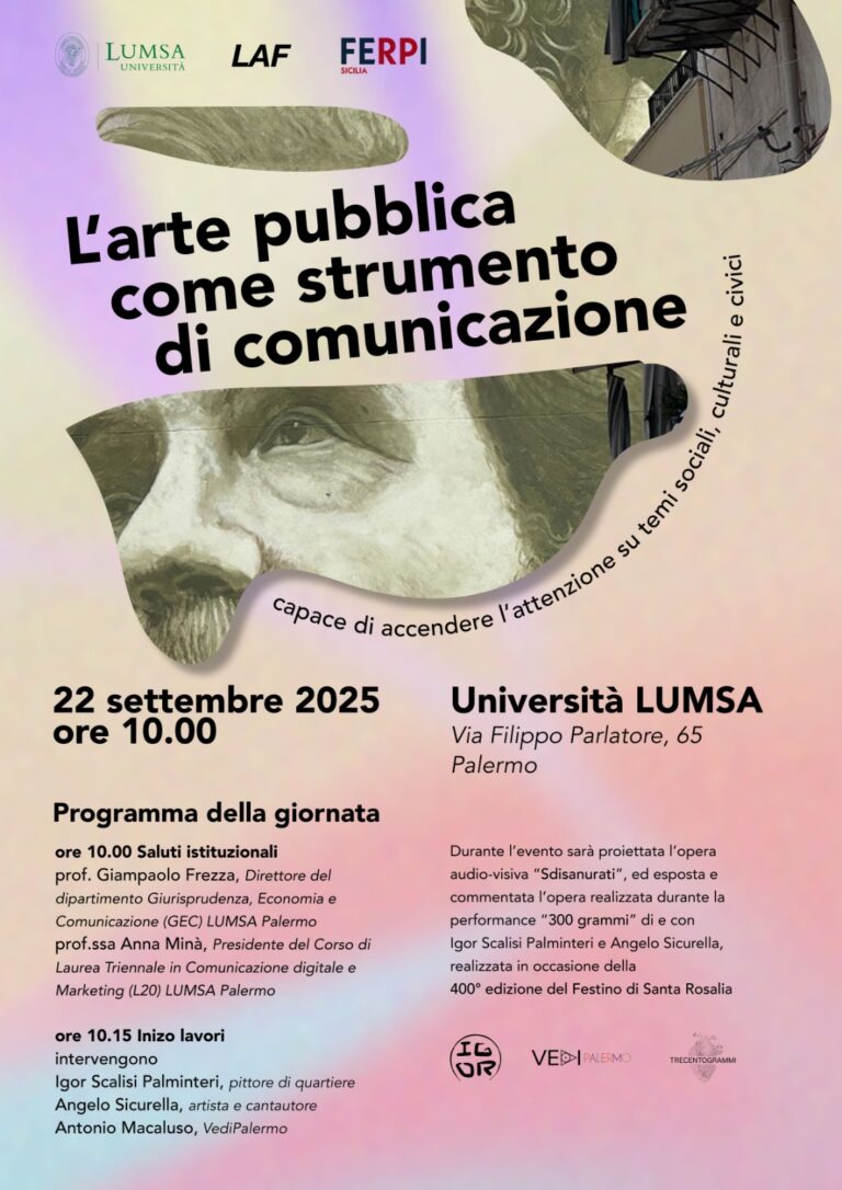 Lumsa. L’arte pubblica come strumento di comunicazione