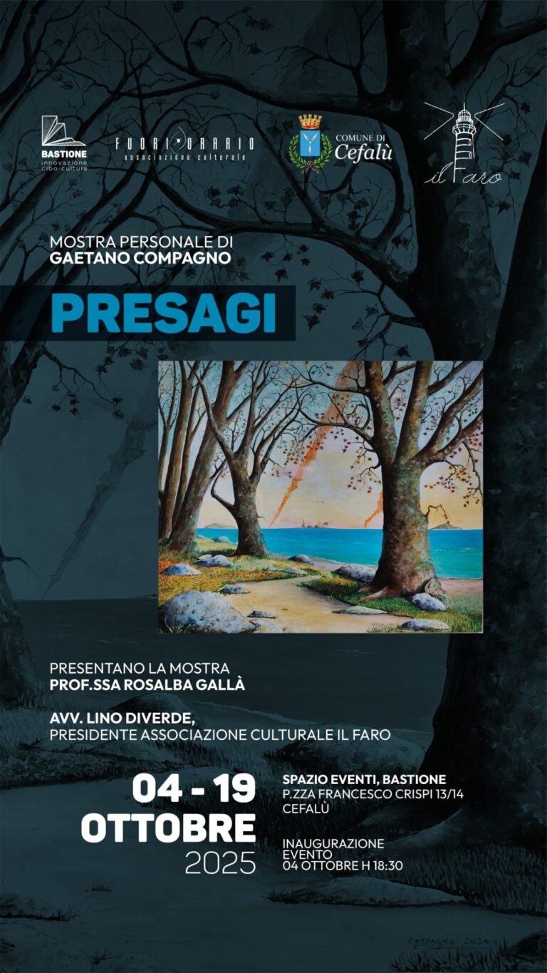 “Presagi”, mostra personale di Gaetano Compagno