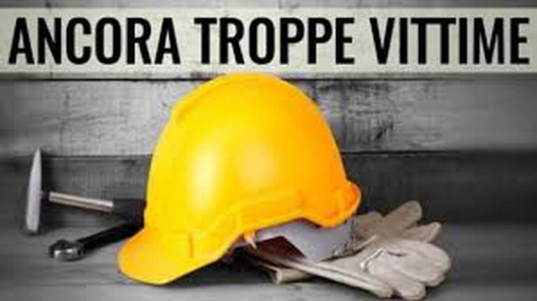 Incidenti sul lavoro. Vega: ben 607 dall’inizio dell’anno