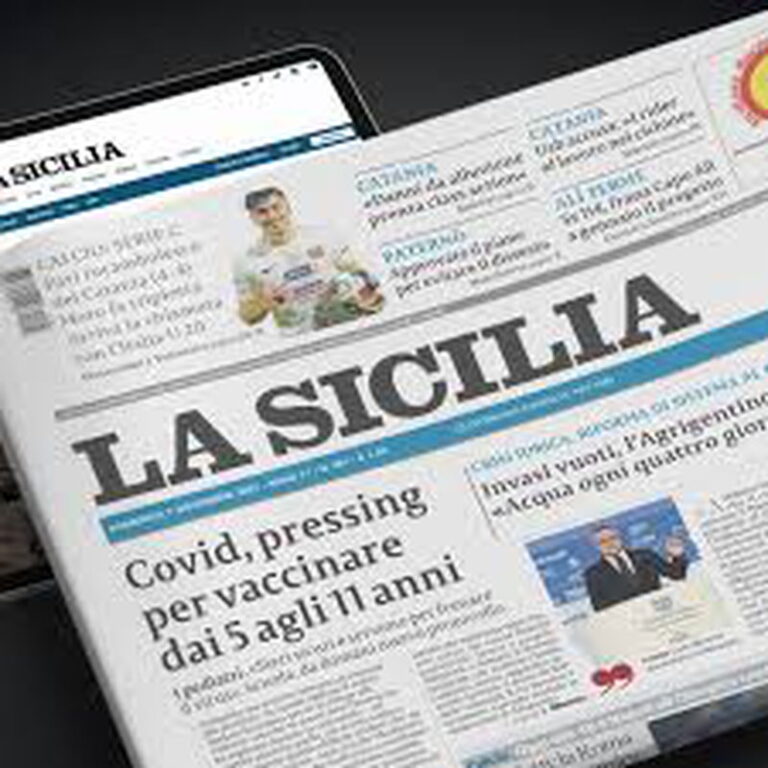 Giornali. Novità: La Sicilia con edizione Palermo. Gli auguri della Lega