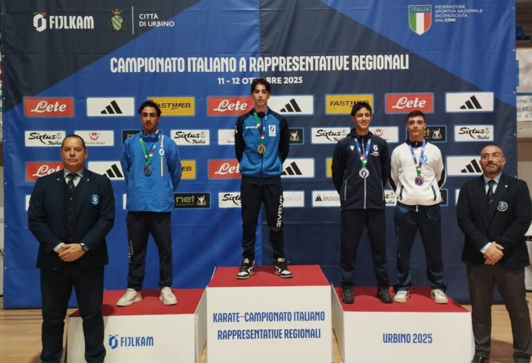 KARATE : SCIORTINO CONQUISTA LA MEDAGLIA DI BRONZO AL CAMPIONATO ITALIANO 