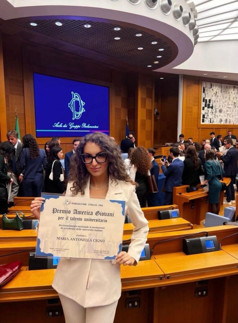 Gangi, a Maria Antonella Cigno un riconoscimento  dalla Fondazione Italia USA