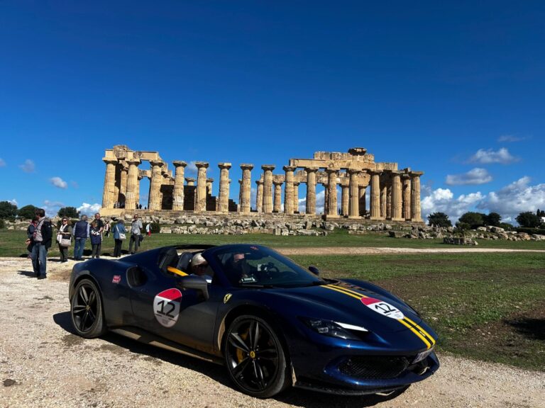 La Targa Florio al Parco di Selinunte. Scarpinato: «Connubio straordinario tra arte e sport»