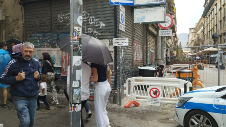 SEI ESERCIZI COMMERCIALI CHIUSI IN VIA MAQUEDA DA DIECI GIORNI: CNA “IL COMMERCIO E’ IN GINOCCHIO”