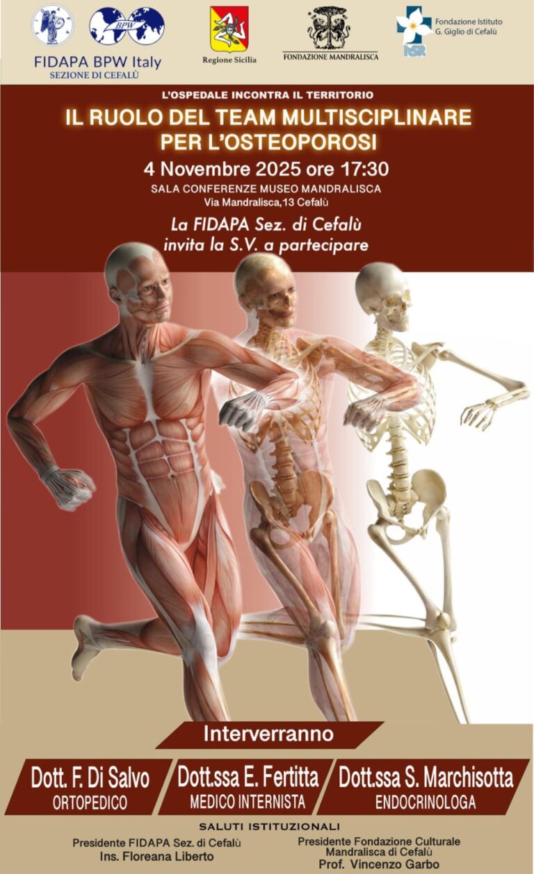 Fidapa. Incontro sul tema dell’osteoporosi