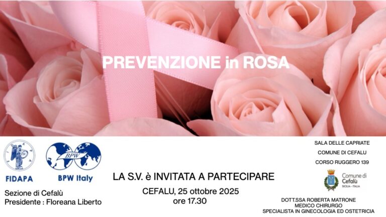 Cefalù. Prevenzione in Rosa