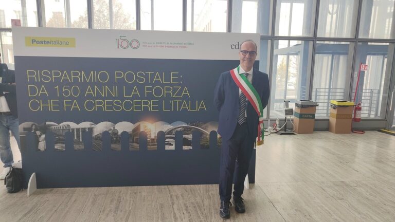 Il sindaco di Pollina a Roma per l’evento dei 150 anni del Risparmio Postale