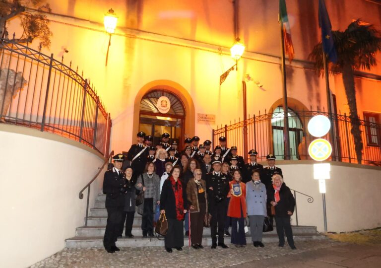 “25 NOVEMBRE”: IL COMANDO PROVINCIALE DI PALERMO SI ILLUMINA D’ARANCIONE