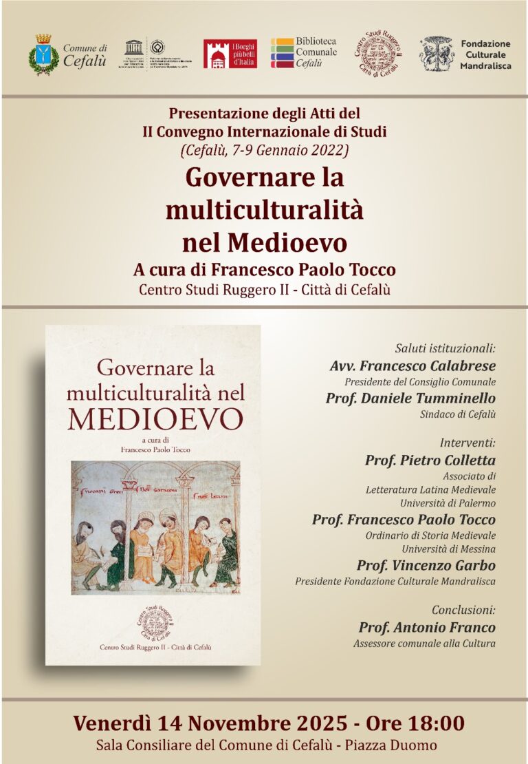 “Governare la multiculturalità nel Medioevo”. Presentazione atti convegno