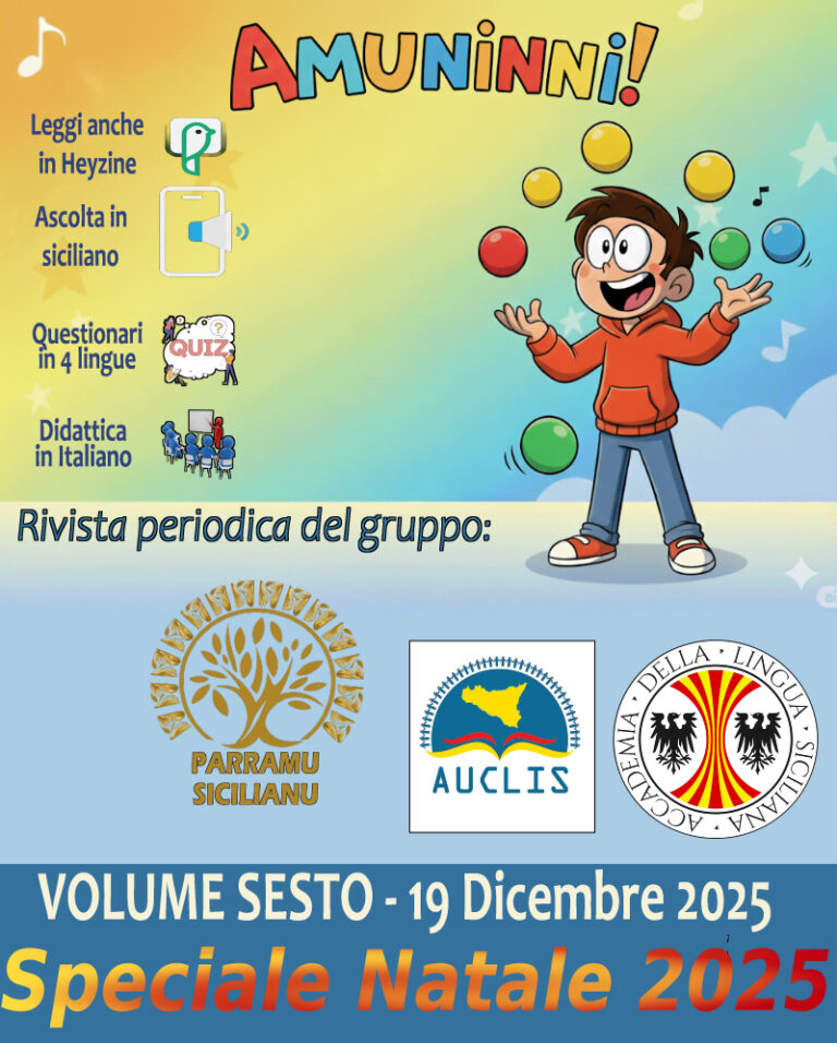 È ARRIVATO IL SESTO VOLUME DI “PARRAMU SICILIANU”