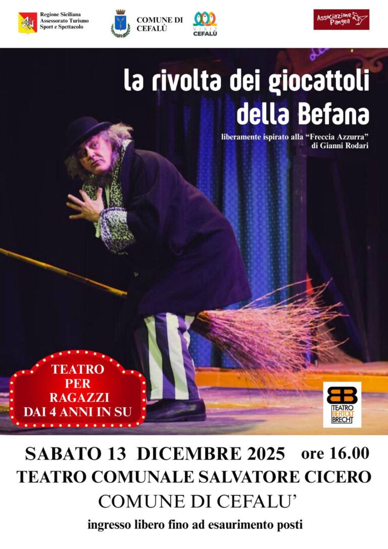 Per il Magicio Natale di Cefalu’, oggi doppio spettacolo