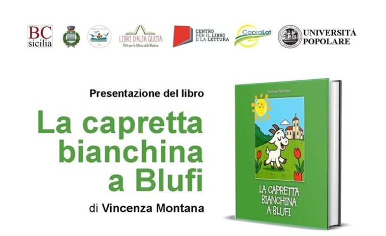 Blufi, si presenta alla Scuola Media il libro di Vincenza Montana “La capretta bianchina a Blufi”