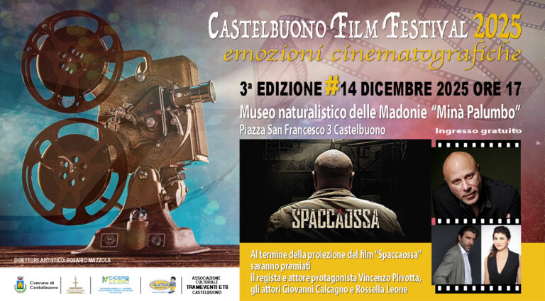 Castelbuono Film Festival dal 14 dicembre “Spaccaossa”