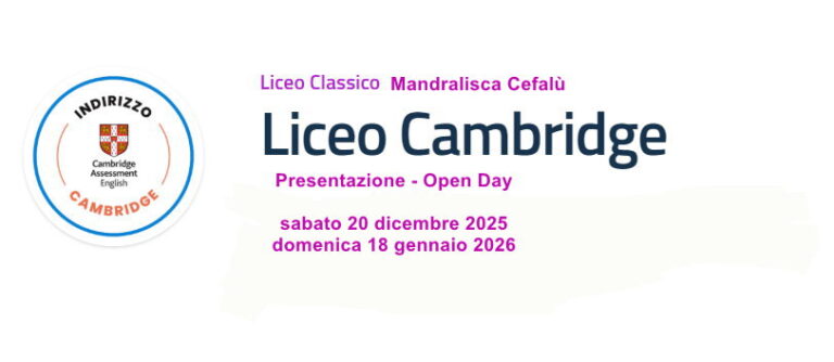 Liceo Classico Mandralisca. Nasce la sezione Cambridge