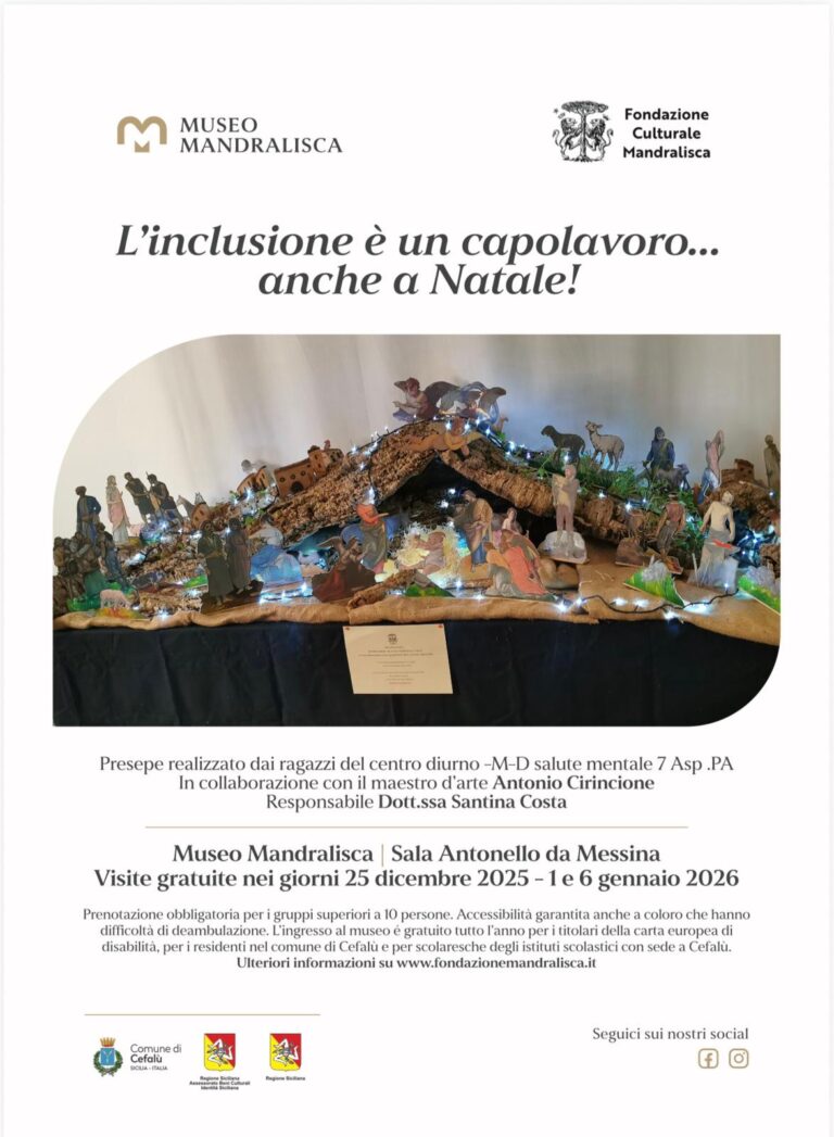 Fondazione Mandralisca. L’inclusione è un capolavoro… anche a Natale
