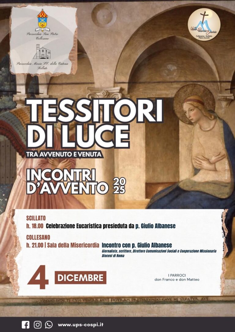 Avvento. “Tessitori di Luce” a Scillato e Collesano