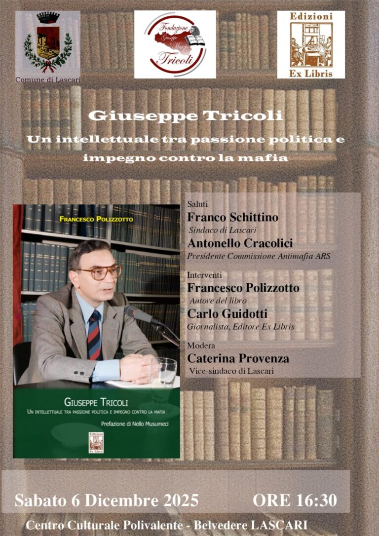 Lascari. Giuseppe Tricoli, passione politica e impegno contro la mafia