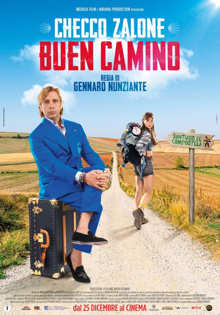 “BUEN CAMINO” CON CHECCO ZALONE DA DOMANI IN OLTRE 1200 SCHERMI, STANOTTE LE PRIME ANTEPRIME.