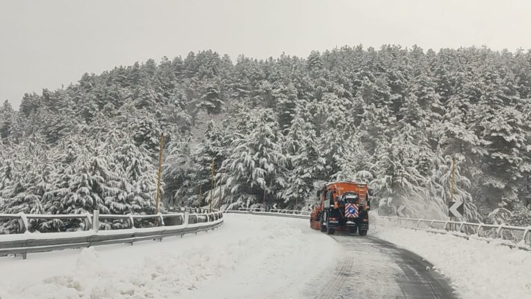 Prima neve dell’anno sulle Madonie