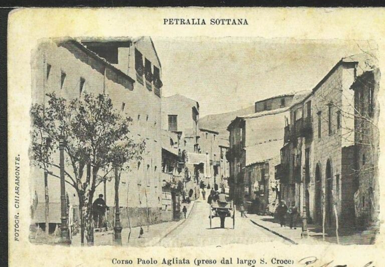 Petralia Sottana ,le attività commerciali e la classe politica nel 1914