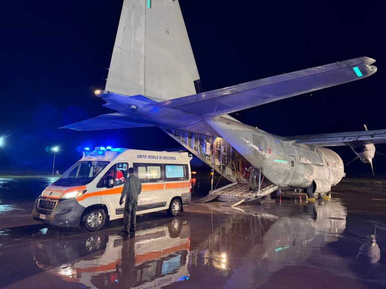 Aeronautica Militare: trasporto sanitario d’urgenza