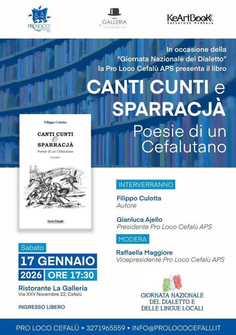 Pro Loco “Galleria” – poesie in dialetto cefalutano di Filippo Culotta