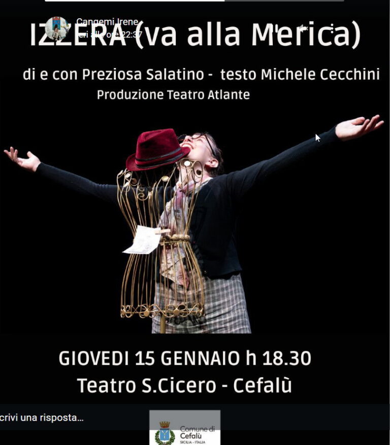 Preziosa “Merica” al Teatro Cicero