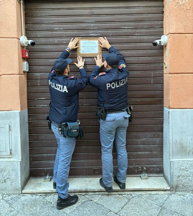 IL QUESTORE DI PALERMO SOSPENDE L’ATTIVITA’ DI UN PUB IN ZONA ROSSA TEATRO DI UNA RISSA