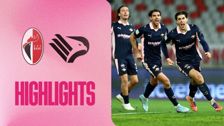 Il Palermo vince a Bari (3-0) e adesso sempre …più su