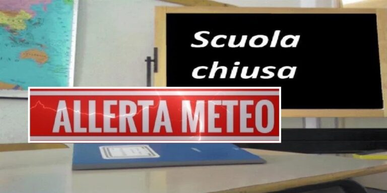 Allerta meteo. Ordinanza di chiusura della scuole di Cefalù