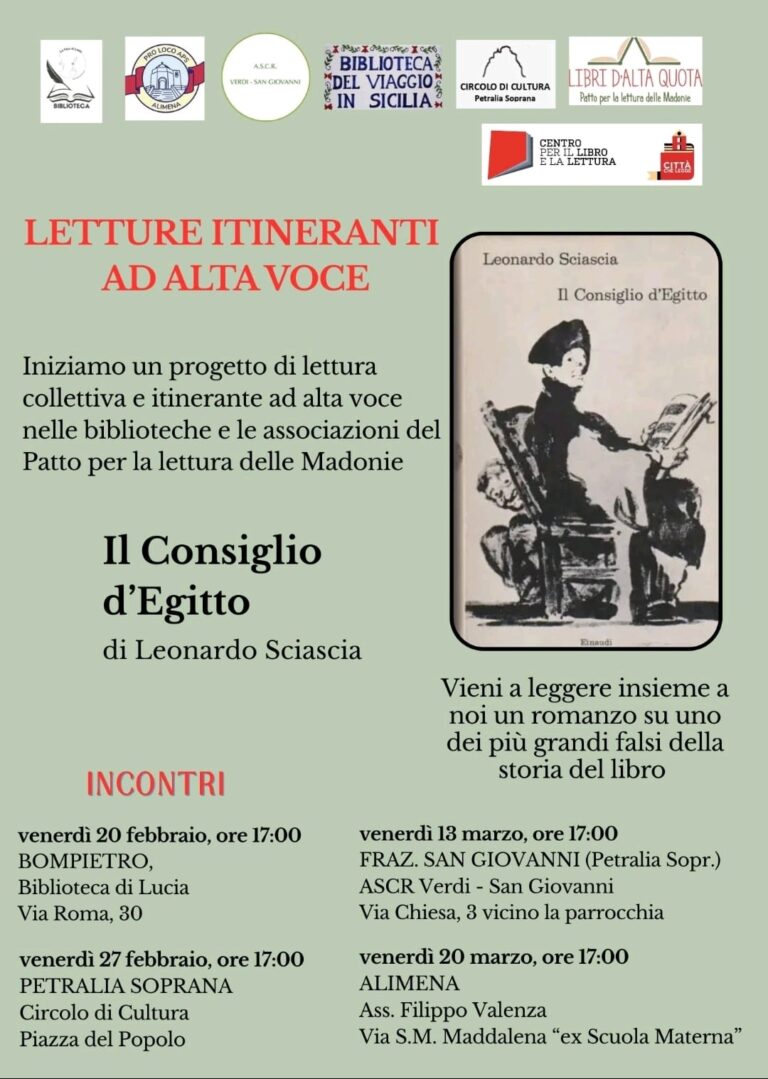 Lettura “itinerante” nelle Madonie