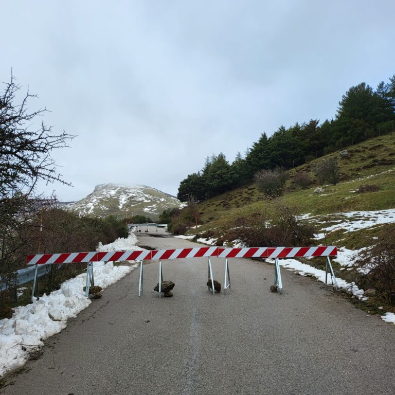 Polizzi Generosa, frana sulla SP 19(Polizzi-Portella Colla)