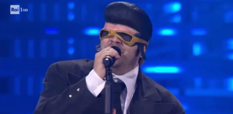 Tony Pitony a Sanremo,uno che ha vinto senza neanche partecipare