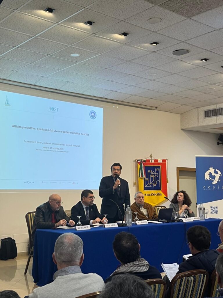 Progetto Host, spettacoli pubblici e controlli nelle strutture ricettive. Oltre 250 persone all’incontro di Anci Sicilia 