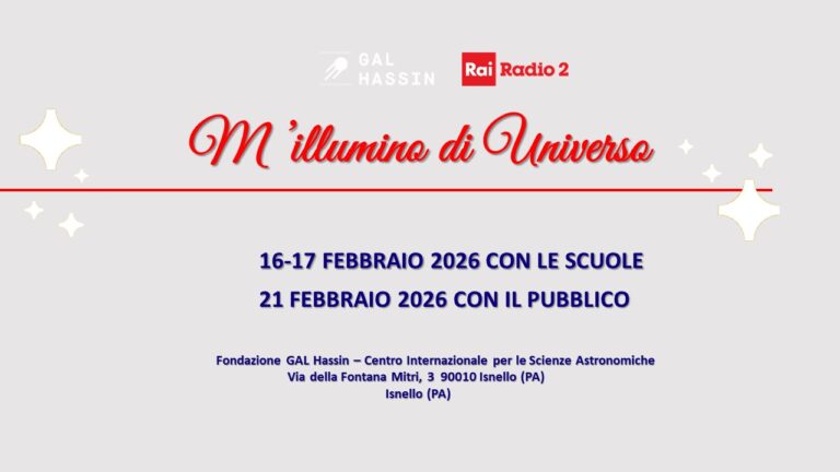 M’illumino di Universo al GAL Hassin