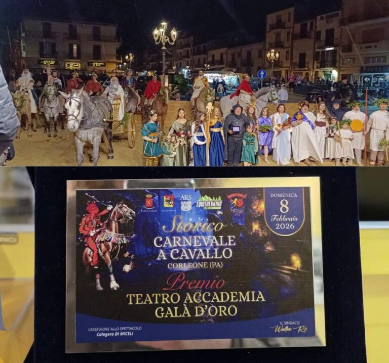 Montemaggiore,“ I CAVALIERI DI MONTEMAJUR” premiati a Corleone