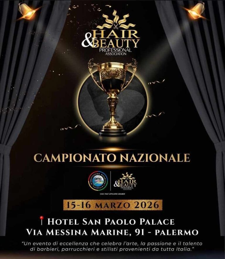 Campionato Nazionale dell’estetica, barber e stilisti, a Palermo