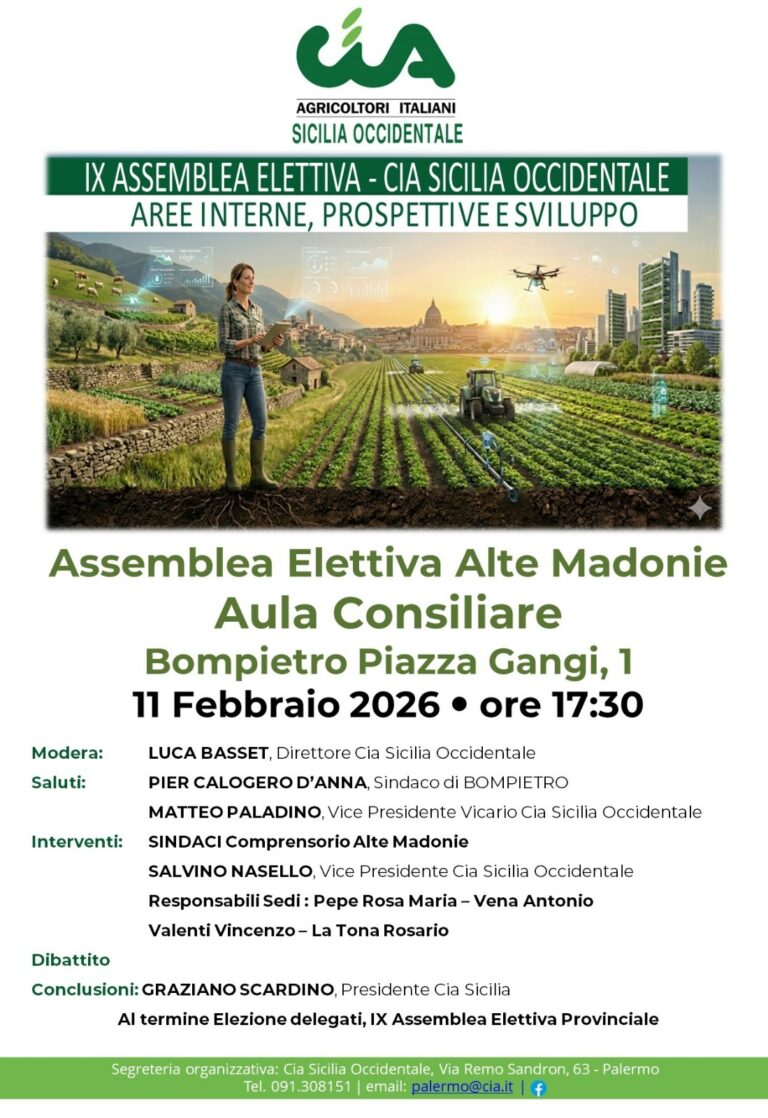 CIA Sicilia Occidentale: IX Assemblea Elettiva Alte Madonie