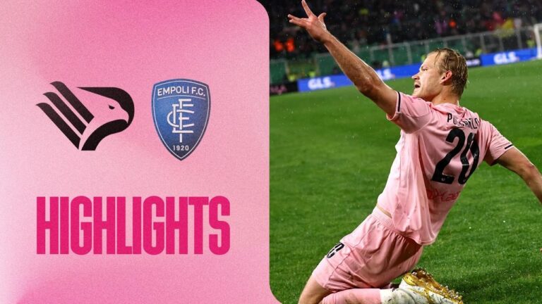 Il Palermo soffre ma vince (3-2) contro l’Empoli.I gol