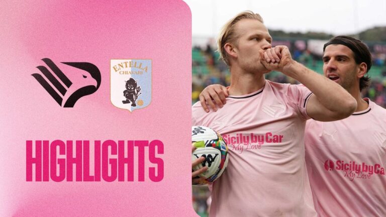 Il Palermo supera(3-0) anche l’ostacolo Virtus Entella