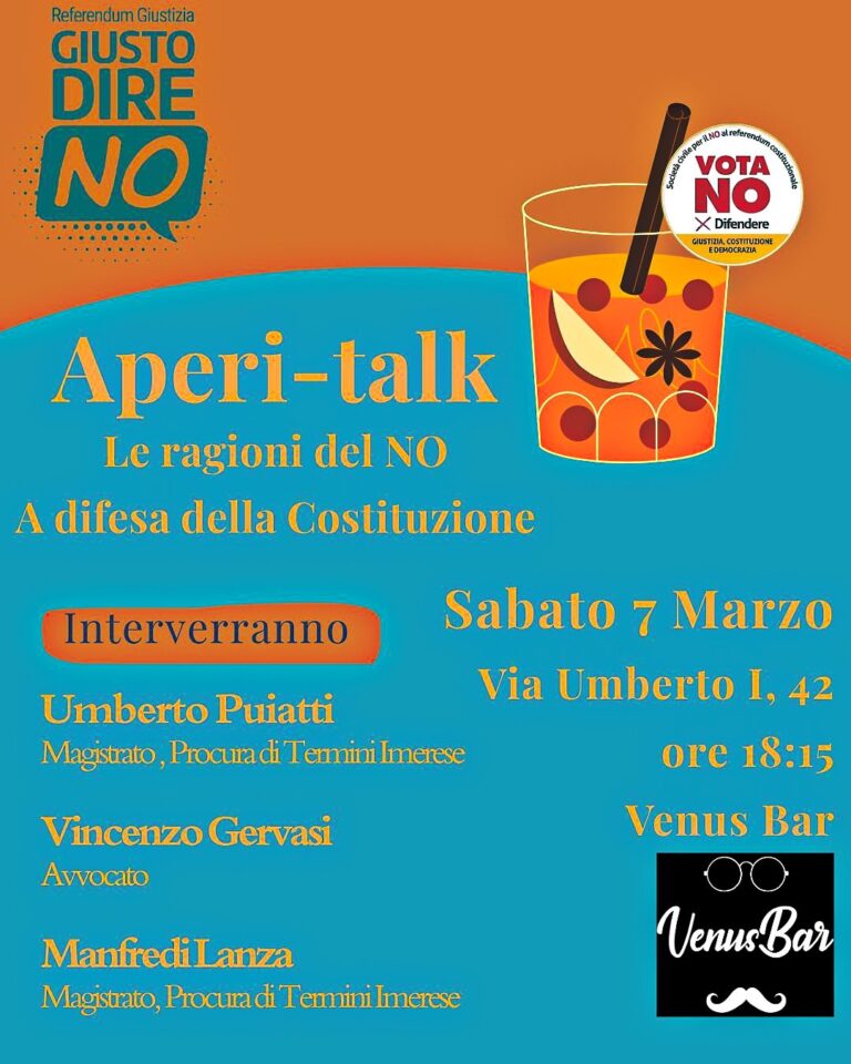 Comitato castelbuonese per il NO. APERI-TALK A DIFESA DELLA COSTITUZIONE