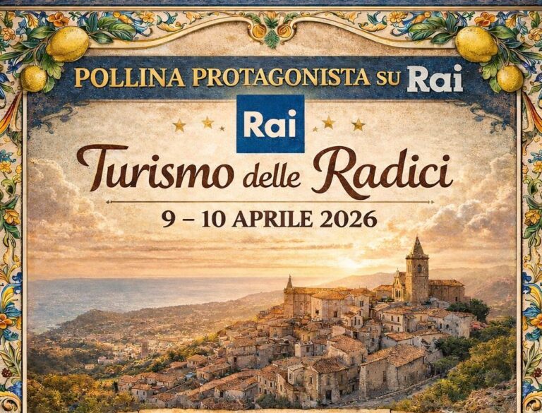 POLLINA PROTAGONISTA IN RAI  con TURISMO DELLE RADICI
